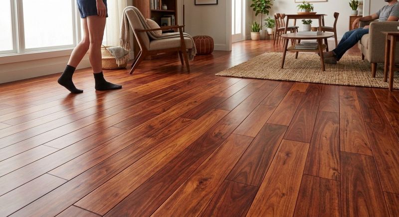 Cherry Floor Installation in Staten Island, NY