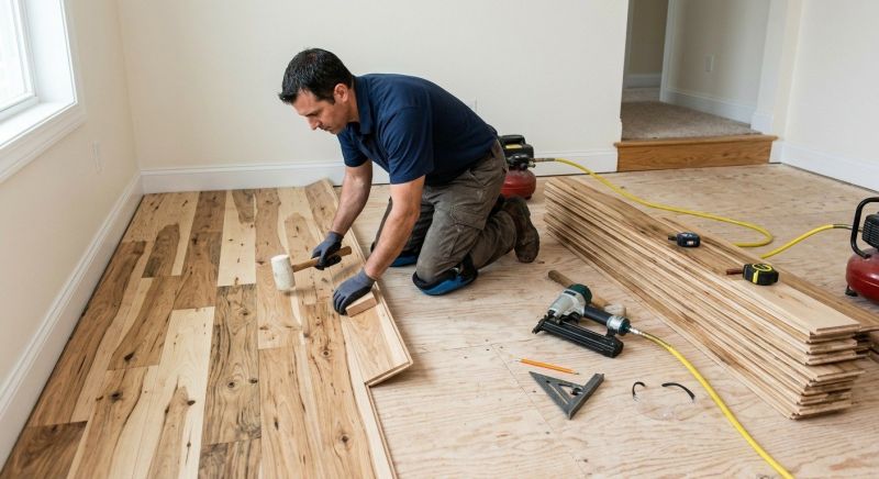 Hickory Floor Installation in Passaic County, NJ