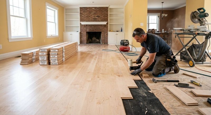 Maple Flooring Installation in East Hanover, NJ