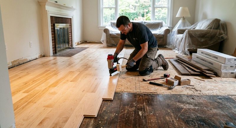 Maple Flooring Installation in Nanuet, NY