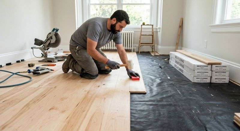 Maple Flooring Installation in Ozone Park, NY
