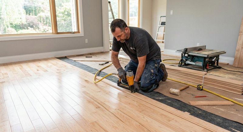 Maple Flooring Installation in Scarsdale, NY