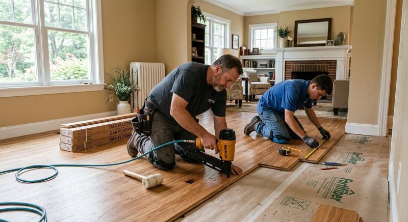 Oak Floor Installation in Ardsley, NY