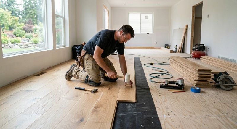 Oak Floor Installation in Fort Lee, NJ