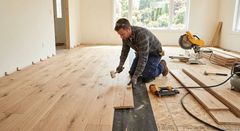 Oak Floor Installation in Glen Rock, NJ