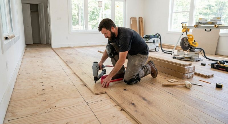 Oak Floor Installation in Glen Rock, NJ
