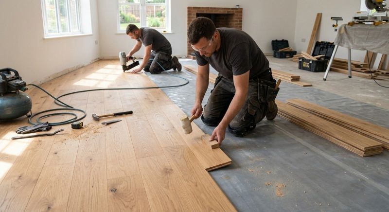 Oak Floor Installation in Livingston, NJ