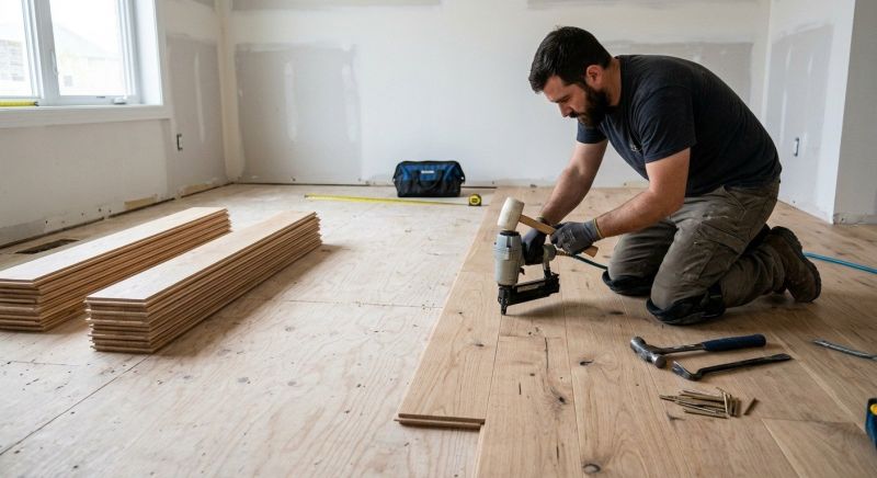 Oak Floor Installation in New City, NY