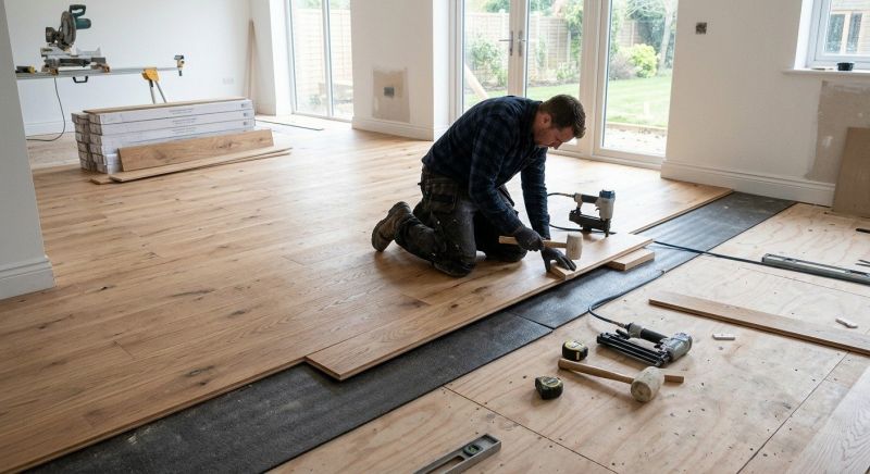 Oak Floor Installation in Rye, NY