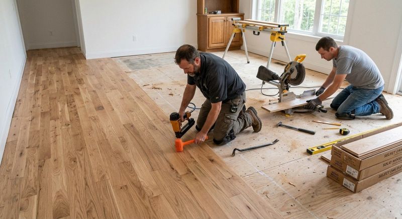 Oak Floor Installation in Tappan, NY