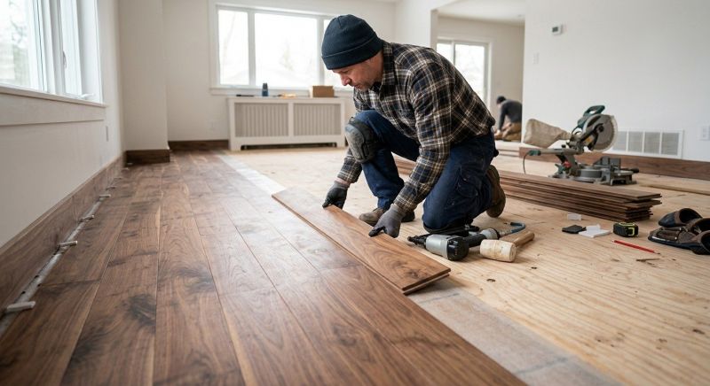 Walnut Flooring Installation in Passaic County, NJ