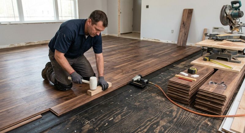 Walnut Flooring Installation in Passaic County, NJ