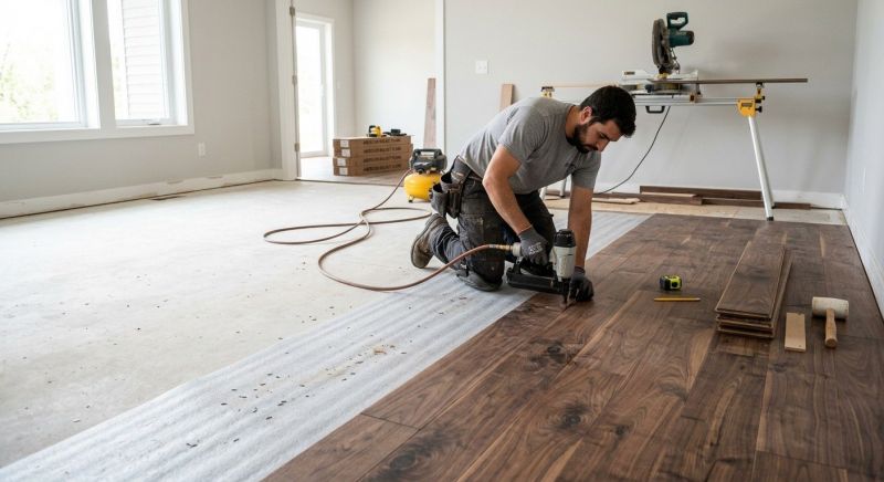 Walnut Flooring Installation in Passaic County, NJ