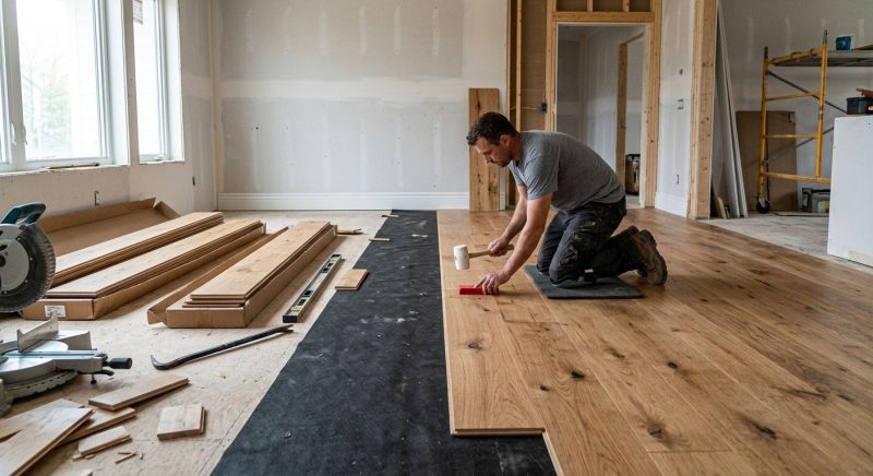 Wide Plank Floor Installation in Passaic County, NJ