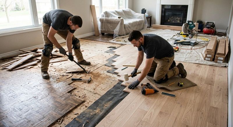 Wood Floor Replacement in Ardsley, NY