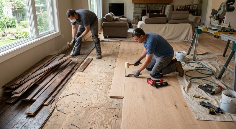 Wood Floor Replacement in Forest Hills, NY